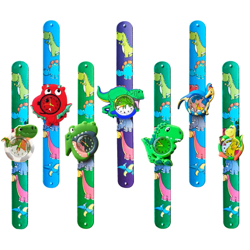 Printed Strap Children's Watch Bracelet 1-15 Years Old Kid Birthday Gift Baby Study Time Puzzle Toy Girl Boy Kids Watches Clock