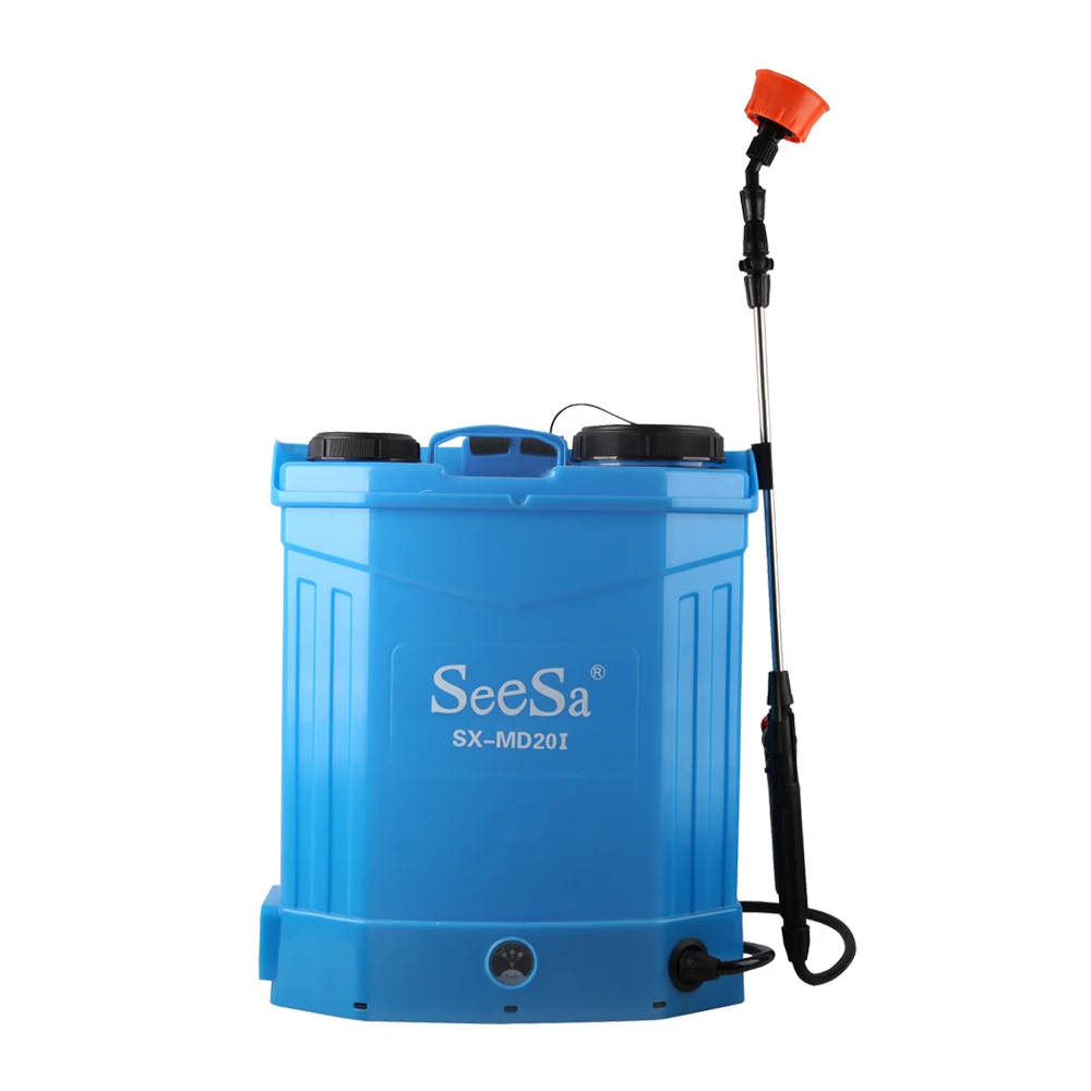 

Seesa 18 Liter Battery Double Dump Sprayers Agricultural Farm Fertilizer Electric Backpack Sprayer