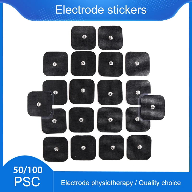 

50/100pcs Electrode Pads Acupuncture Physiotherapy Machine Slimming Pulse For Physiotherapy Therapy Body Massager