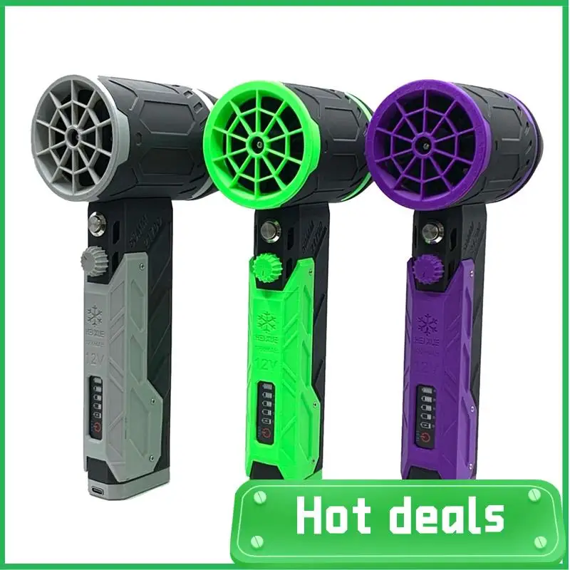 

A74X-Turbo Jet Fan 50 мм Бесщеточный двигатель Violent Fan Пылесос Ручной турбореактивный вентилятор 4000 мАч Канальный вентилятор для чистки автомобиля