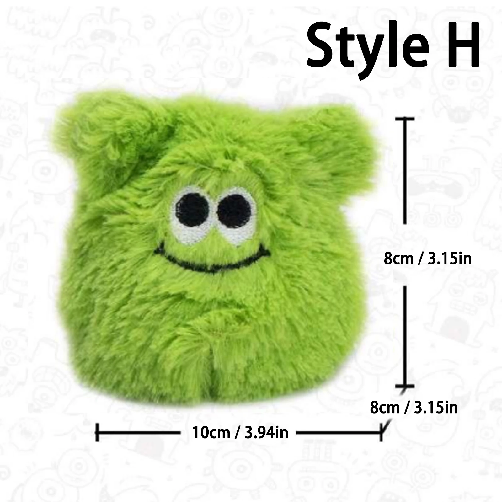 Petits animaux mignons d'Halloween, dinosaures, enfants en peluche, ventilation de puzzle, décompression, pincement, pincer le fête de vigne,