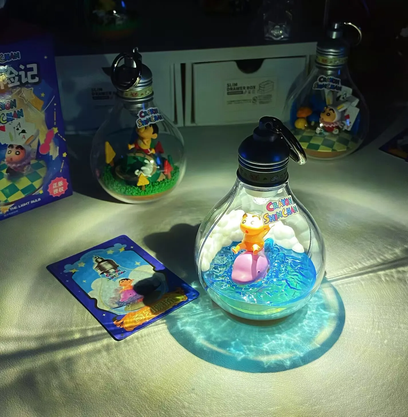 New Original Crayon Shin-Chan Fantasy Adventure Light-Up Blind Box