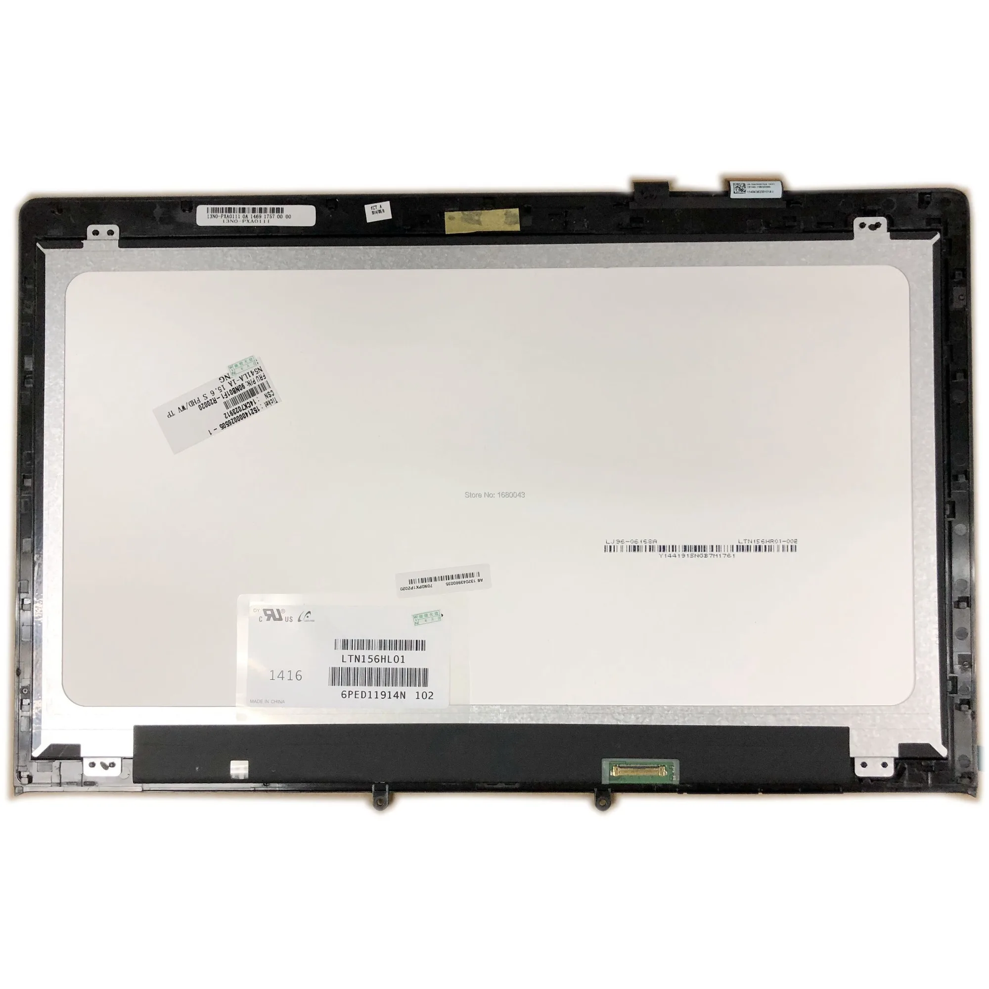 

LCD LED Touch Screen Digitizer Glass Assembly with BLACK Frame Replacement For Asus N541LA JA-DA5357SA LTN156HL01 1920X1080 EDP