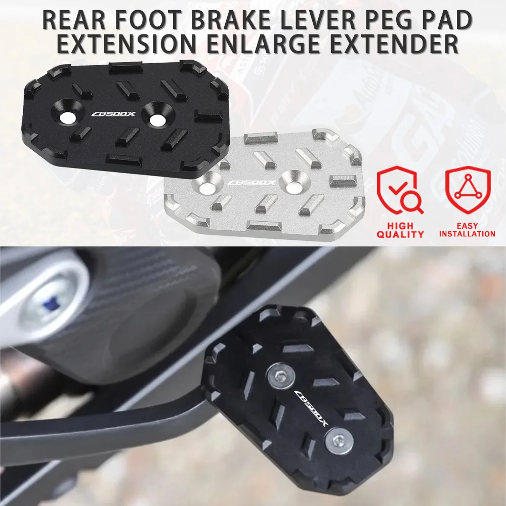 

CB 500 X Motorcycle Accessorie Brake Lever Pedal Enlarger Extension Pad For Honda CB500X CB 500X 2013 - 2021 2022 2023 2024 2025