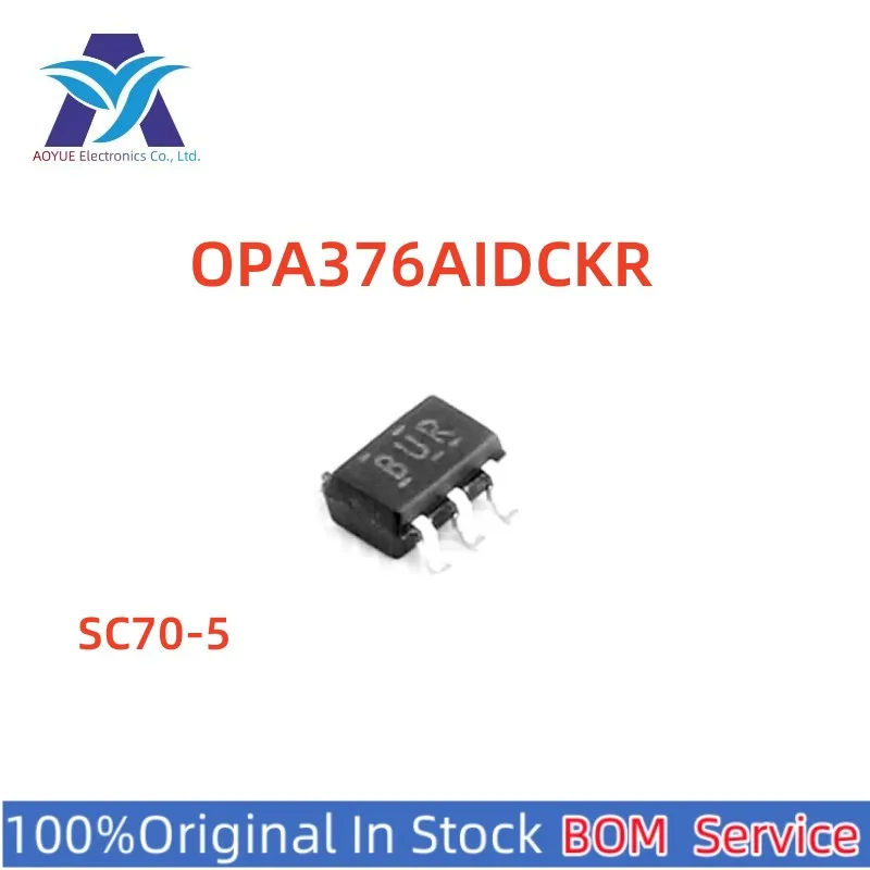 5pcs/lot OPA376AIDCKR OPA376AIDCKRG4 OPA376AIDCKT OPA376AIDCKTG4 code: BUR  SC-70-5 Low-Noise Single channel precision op amp