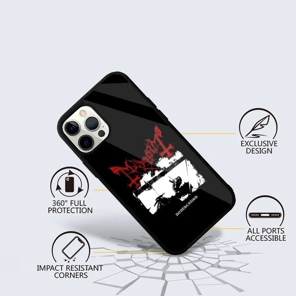 Mayhem Live In Leipzig Burzum Phone Case For iPhone 16,15,14,13,12,11,Plus,Pro,Max Mini Magsafe Magnetic Wireless Charging