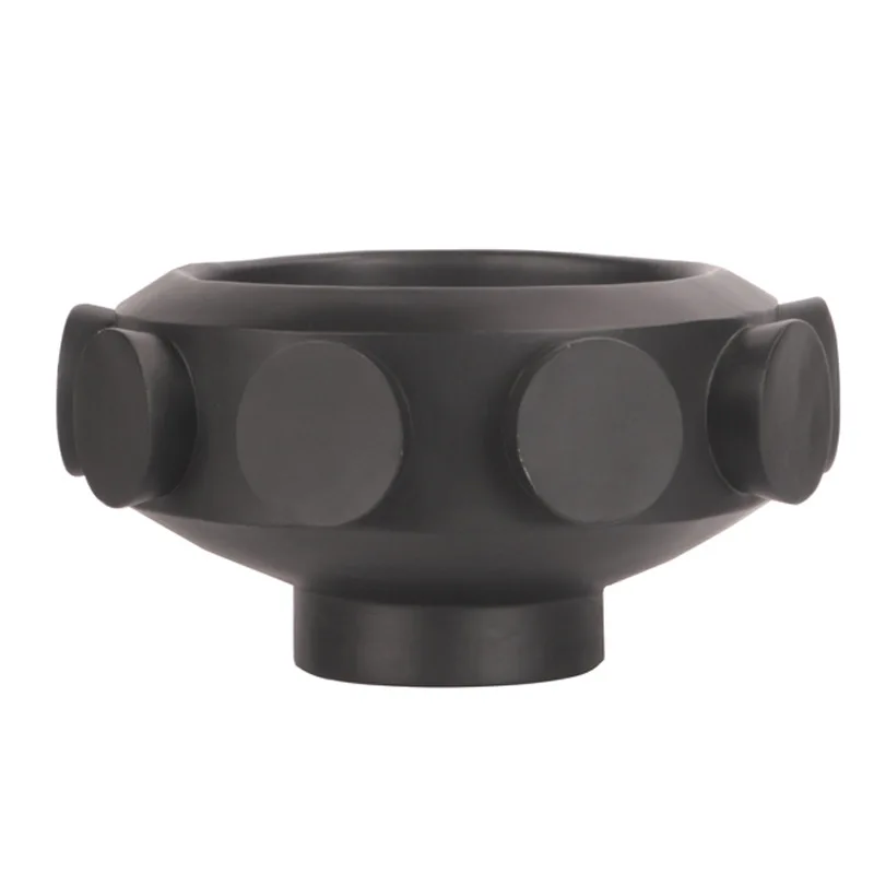 Simple and modern black resin shaped fruit plate, creative coffee table, dining table, model room decoration decoration