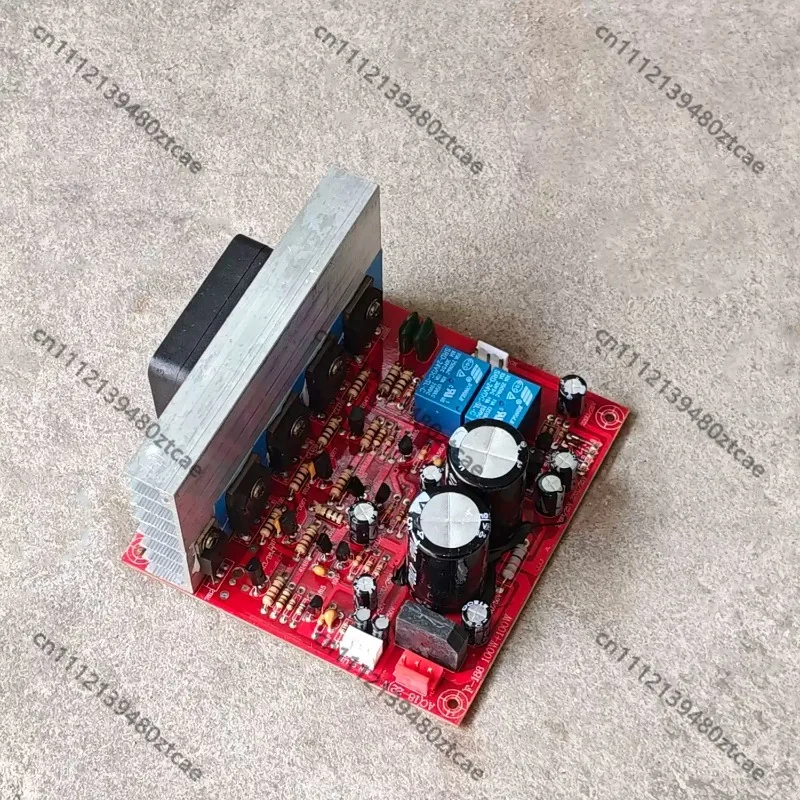 2.0 Dual Channel  Post Stage Audio Amplifier Board With Cooling Transistor Fan Home Speaker DIY Modification Accessory