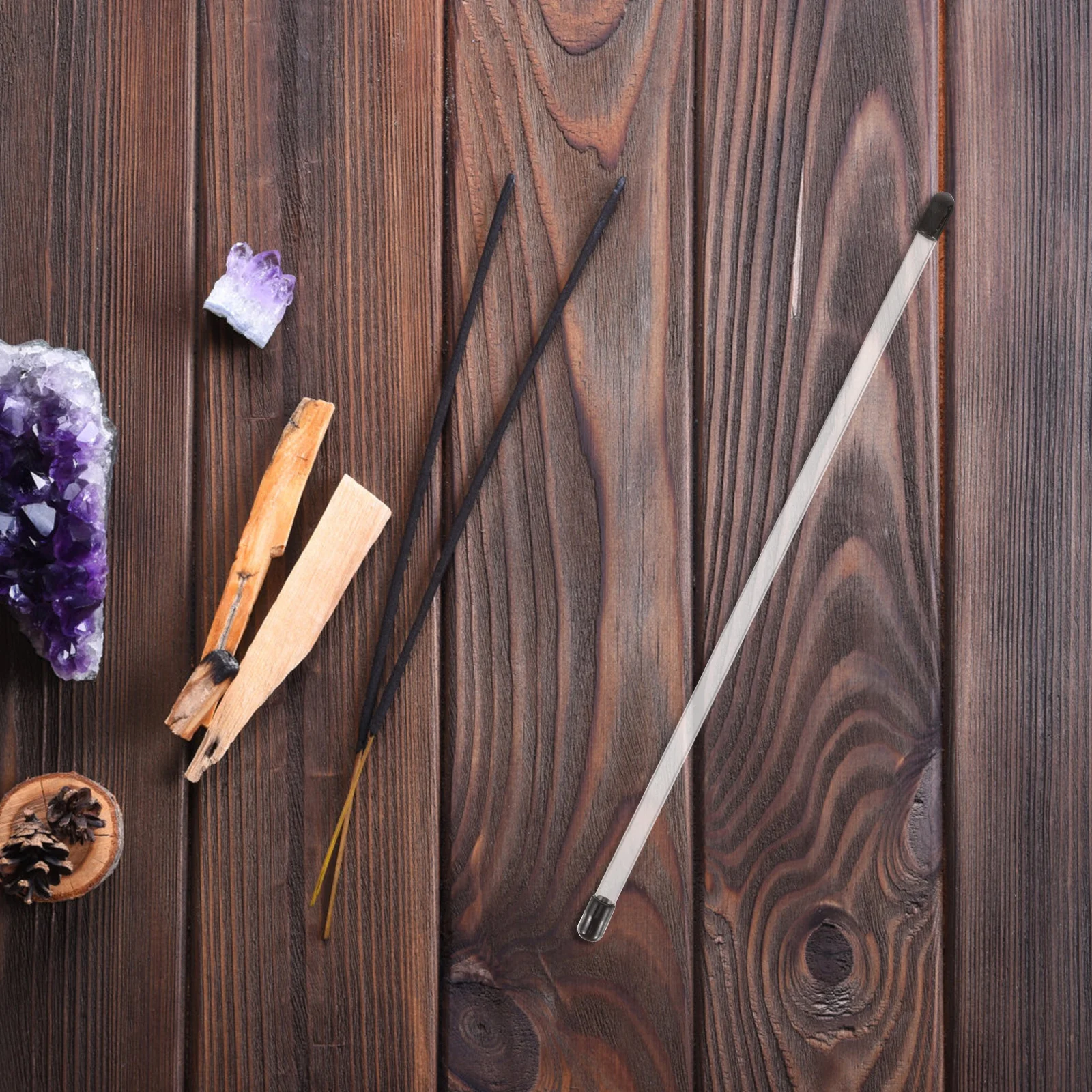 

30pcs Incense Stick Tube Portable Acrylic Storage Holder For Travel Home Camping Long Incense Container Sample Tube