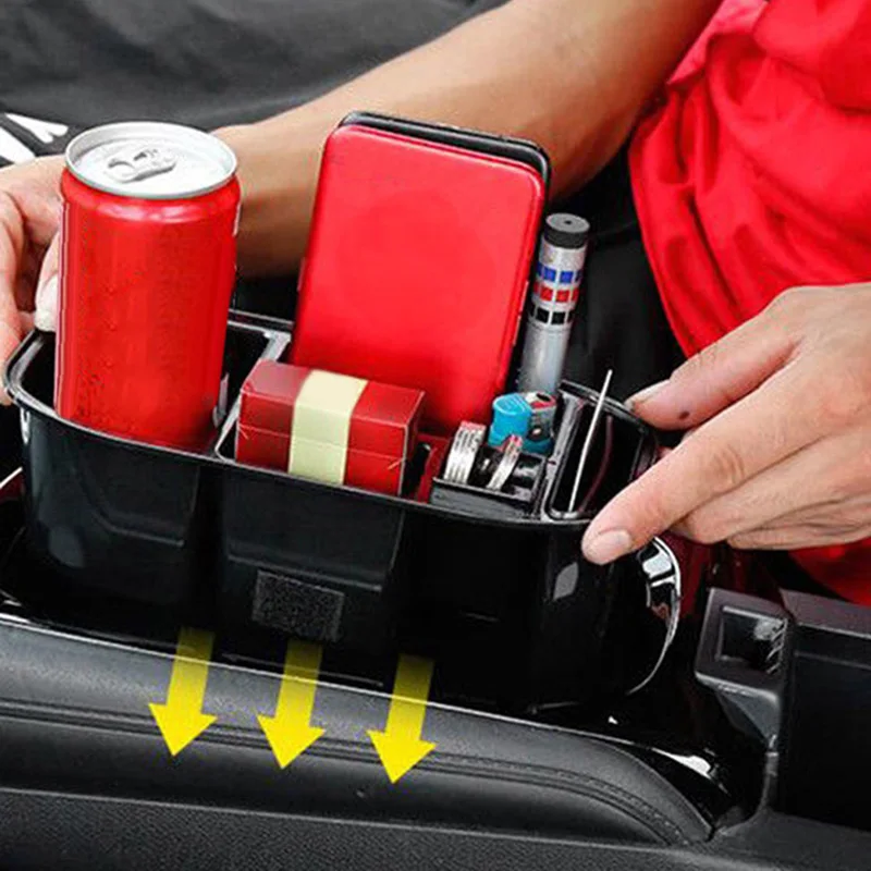 A76T-Car Water Cup Holder Storage Box Container Tray For Honda Vezel HR-V HRV