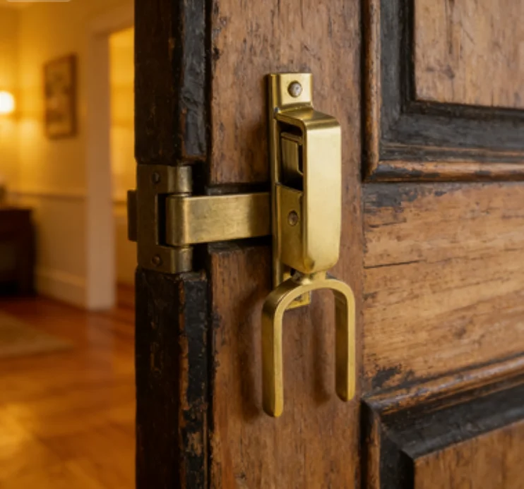 Serviço pesado para trava de portão de travamento INSTANTANTE Construção de aço revestido de zinco para uma operação segura e fácil com uma mão