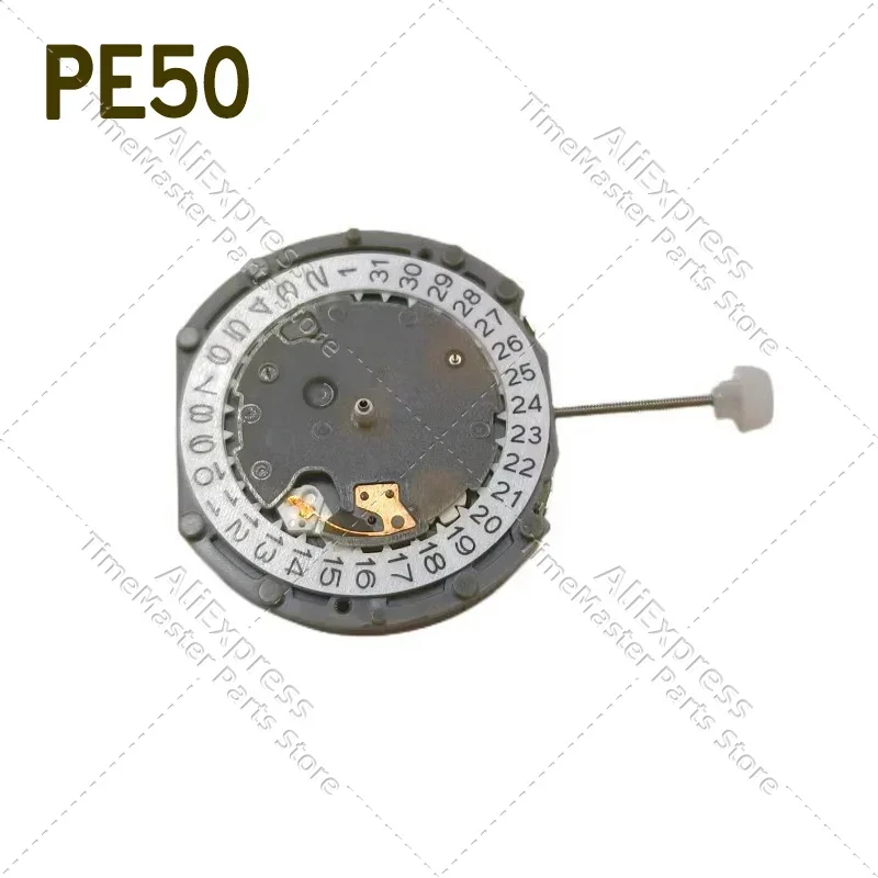 Brand-new Sunon PE50 quartz movement 6 hands single calendar 2/6/10 small seconds multi-function quartz machine