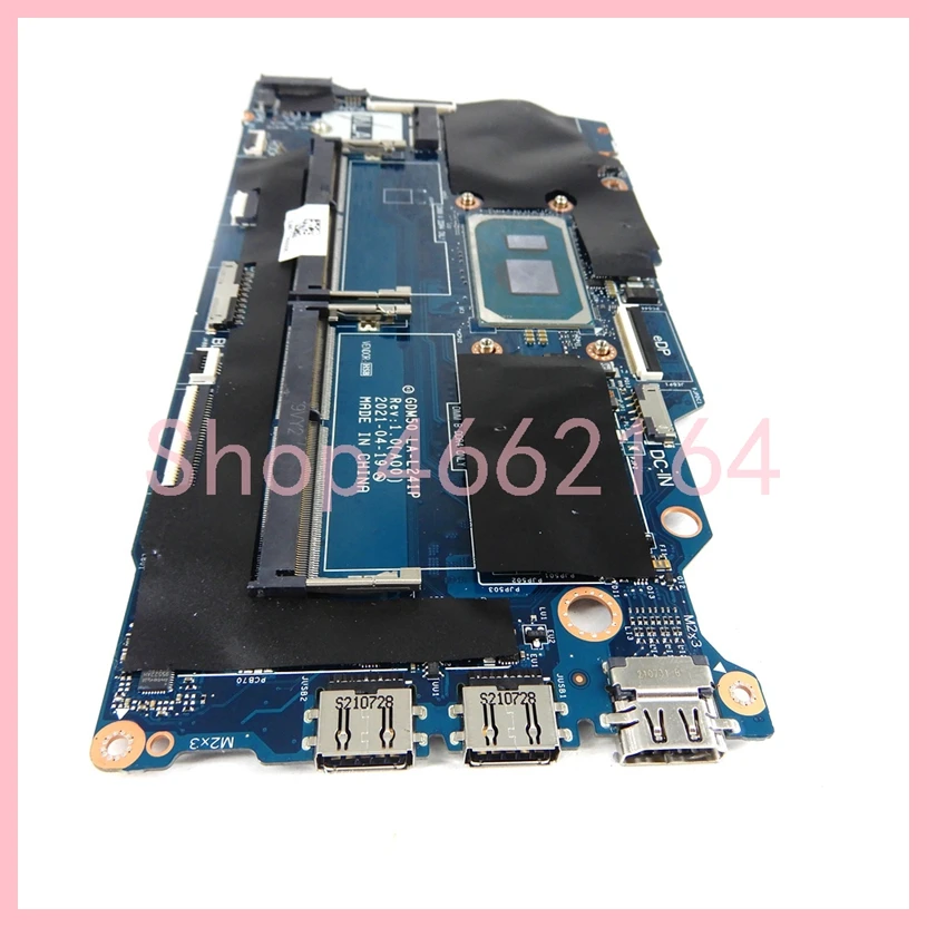 LA-L241P With i3/i5/i7-11th Gen CPU Laptop Motherboard For Dell Inspiron 15 3511 Vostro 15 3510 Notebook Mainboard Tested OK