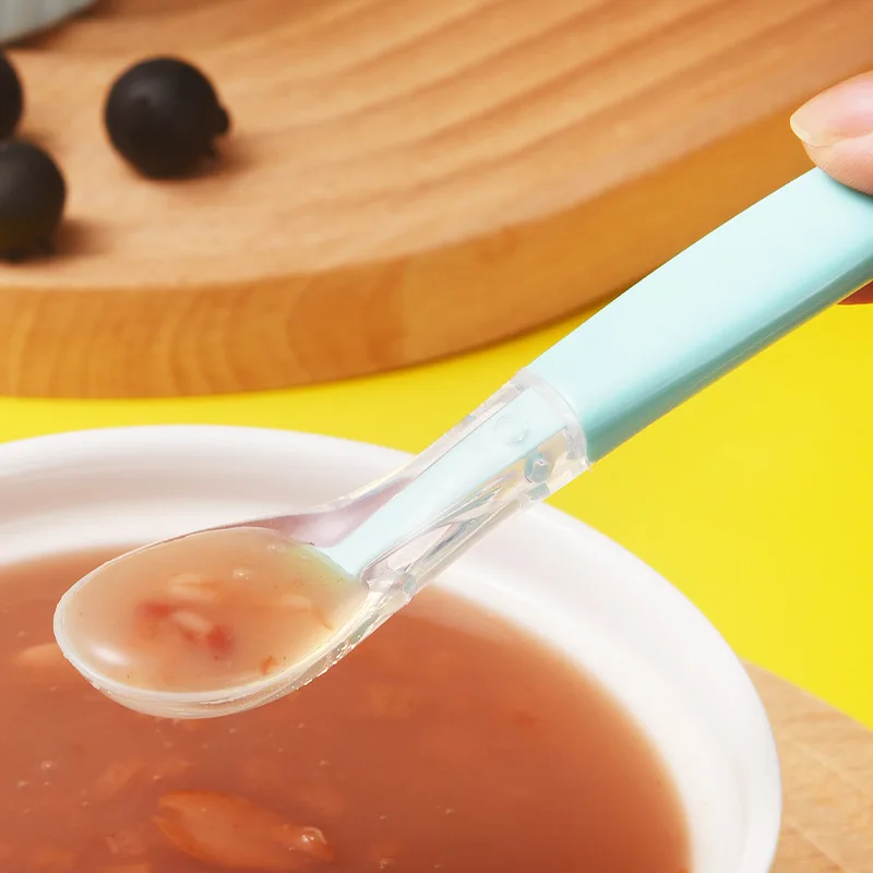 

1 Piece Soft Silicone Newborn Feeding Spoon Mini Feeding Soup Utensils for Infant Safety Feeding Accessories