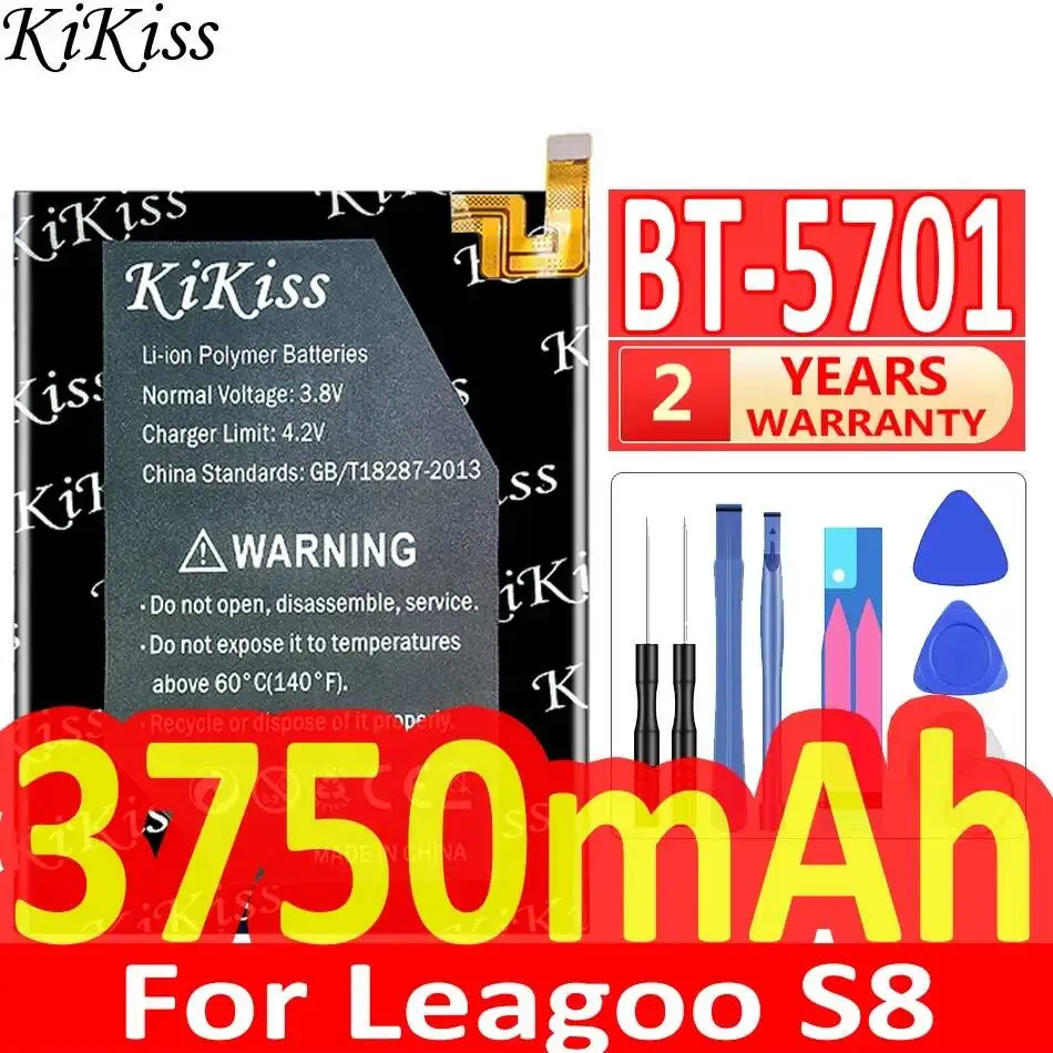 For Leagoo S8 Mobile Phone Battery Long-Lasting BT-5701 3750mAh Environmentally Friendly