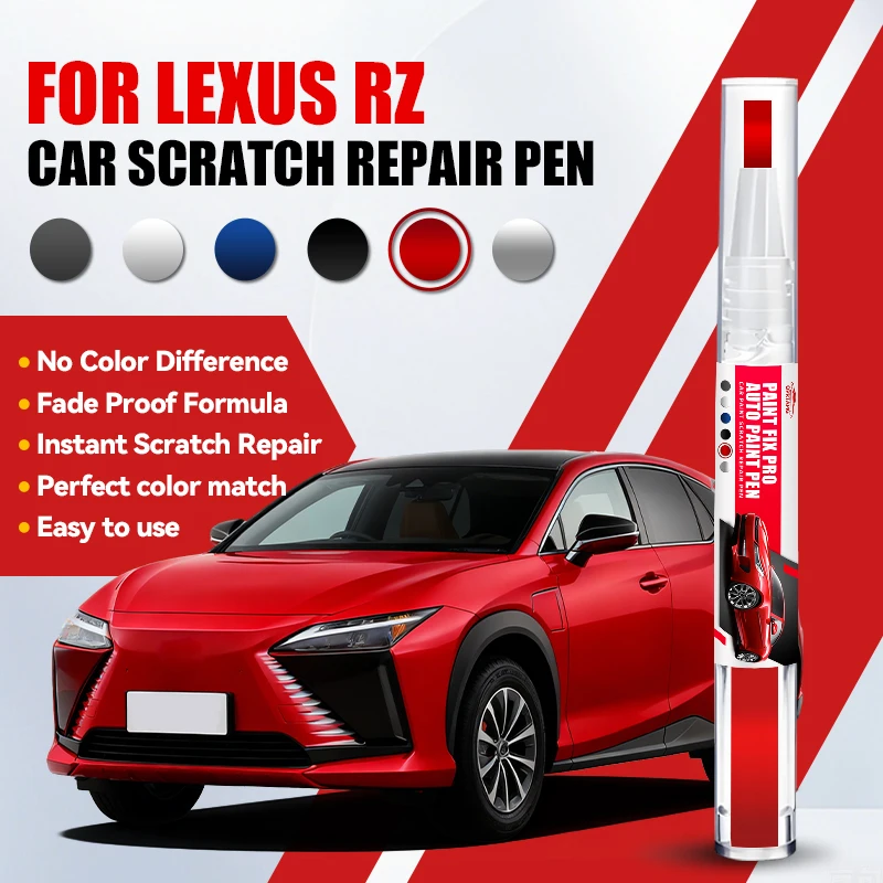 Карандаш для ремонта автомобильной краски Lexus RZ, средство для удаления царапин, аксессуары для авто, цвета: Ether Blue, White 085, Black 223, Sonic Chrome