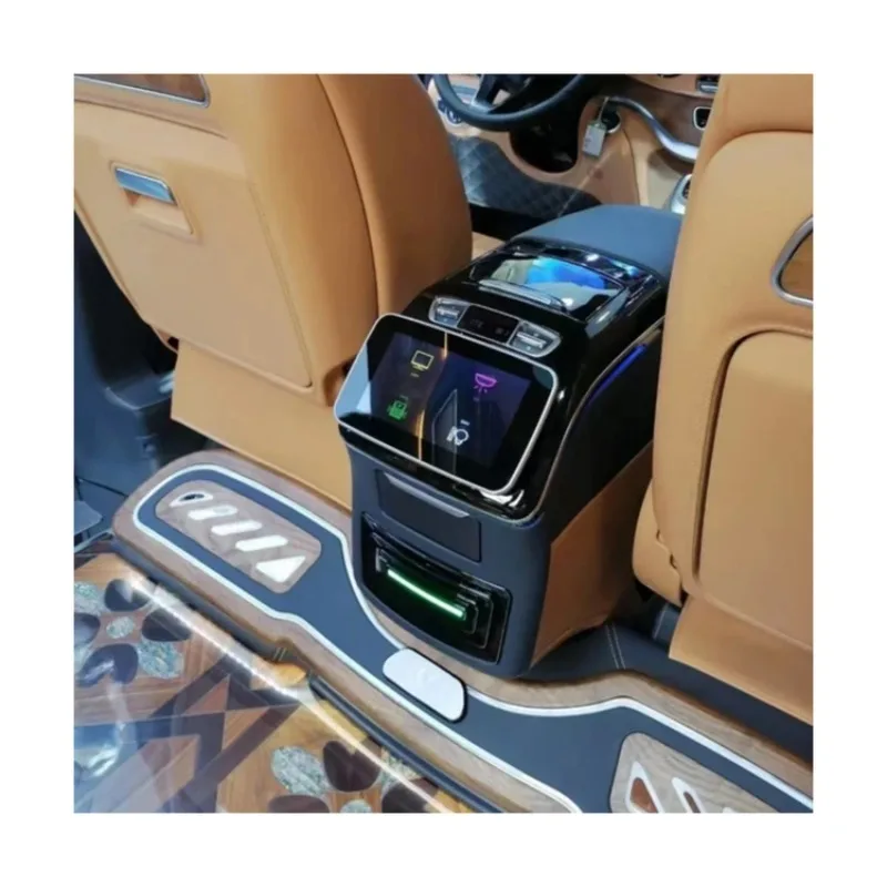 

Factory Hot Selling High Quality Special Armrest Store Content Box Console Leather Seat Storage Case