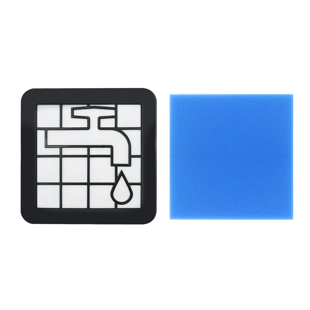 مرشحات HEPA لـ Philips Power Pro Compact FC9331/09 FC9332/09 FC8010/01 أجزاء المكنسة الكهربائية مرشح الرغوة #4