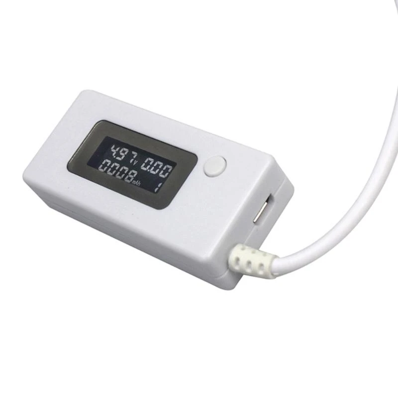 F92B LCD USB Mini Voltaje- Corriente Monitor Tester USB Volataje AMPS Medidor potencia Multímetro Voltímetro Voltímetro