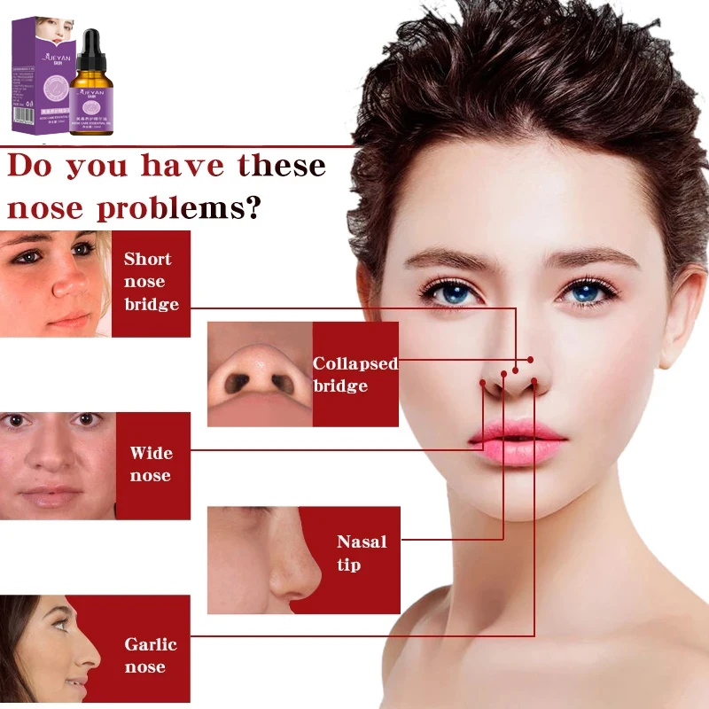 Nose Up Heighten Rhinoplasty oil Nose Up Heighten Rhinoplasty Nasal Bone Remodeling Pure Natural Care Thin Smaller nose