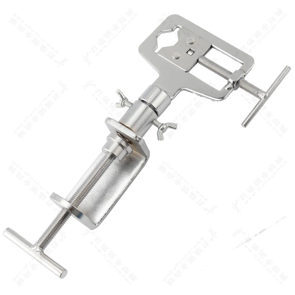 Metal Alloy Adjustable Locksmith Bench Table Vise Clamp Tool for Repair Practice Lock Rotation Professional Locksmith Tools