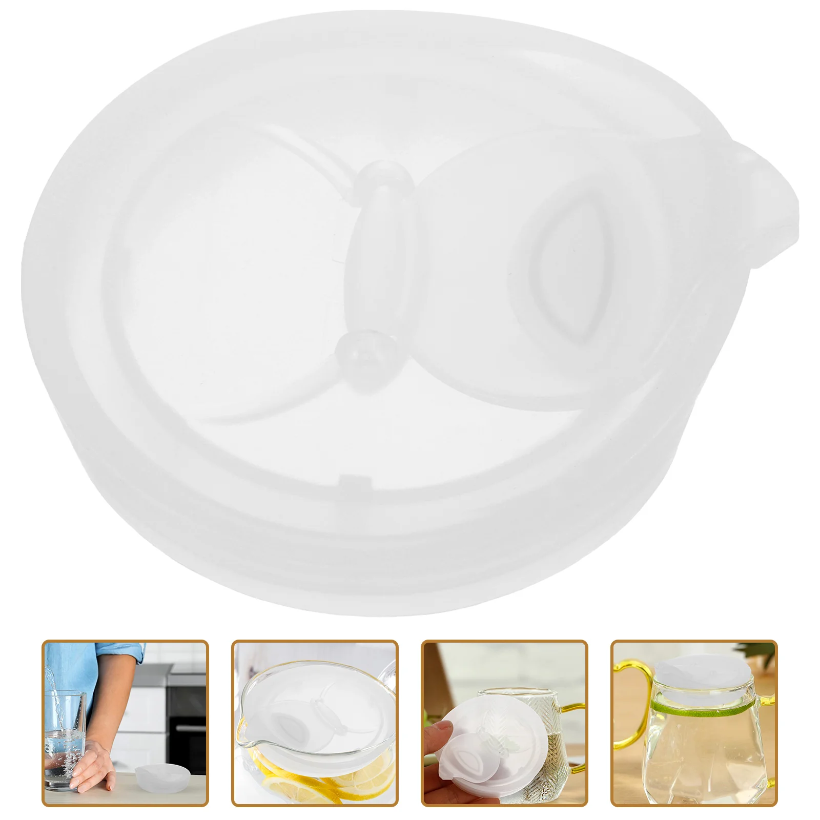 

Plastic Water Pitcher Lid Replacement Leak Proof Seal Cap Reusable Durable Wear Resistant Kitchen Teapot Lid Juice Pot Cover