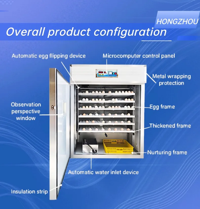 Factory Wholesale 1056 Incubators Egg Hatching Machine Fully Automatic High Quality Incubator Machine for Hatching Eggs