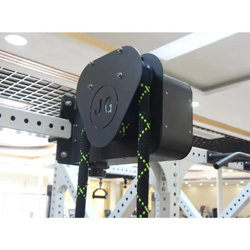 

Home Gym Rotatively Magnetic Resistance Rope Pulling Machines Endless Rope Trainer Climber Machine Rope Pull Climbing Machine