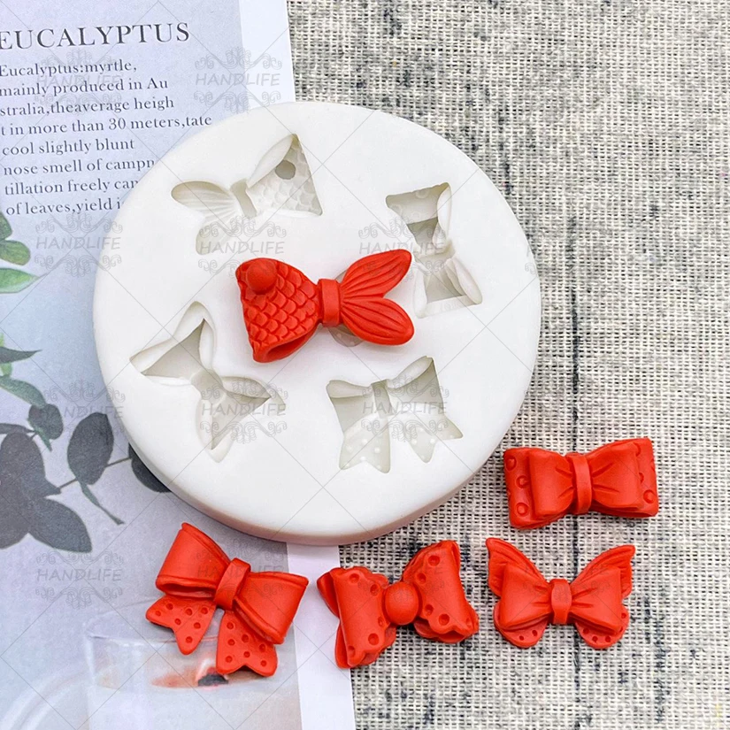 Bows Silicone Sugarcraft Mold Resin Tools Cupcake Baking Mould Fondant Cake Decorating Tools