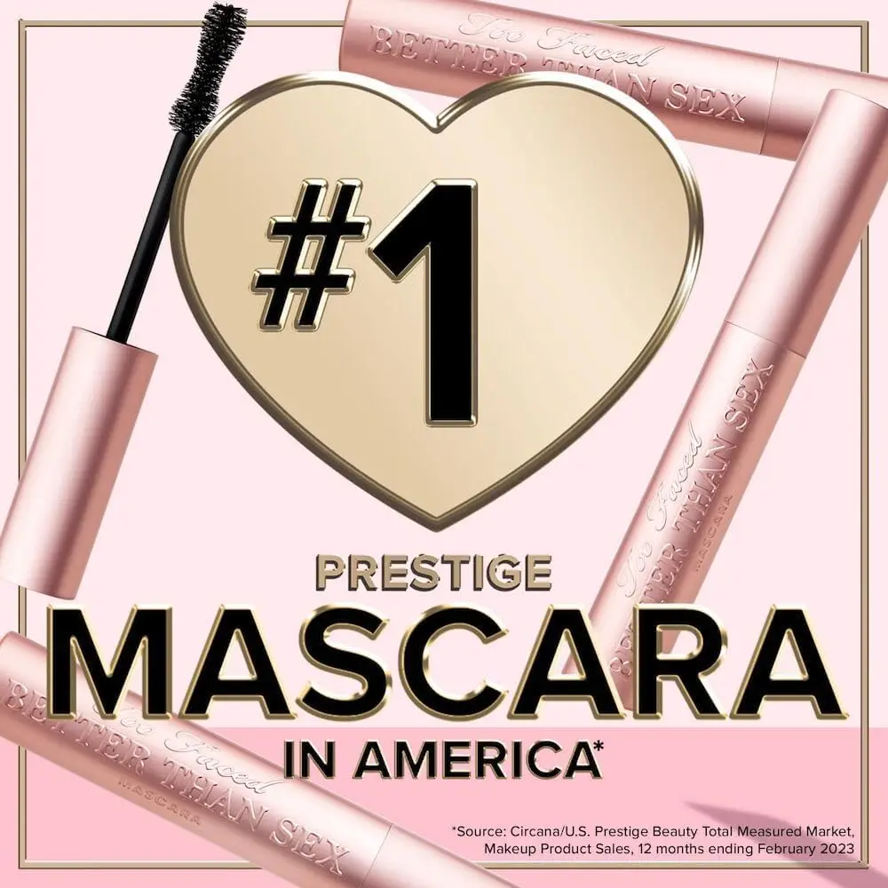 Better Than Sex Mascara 3D Mascara Makeup Wydłużający rzęsy 8ml Wodoodporny, szybkoschnący, długotrwały