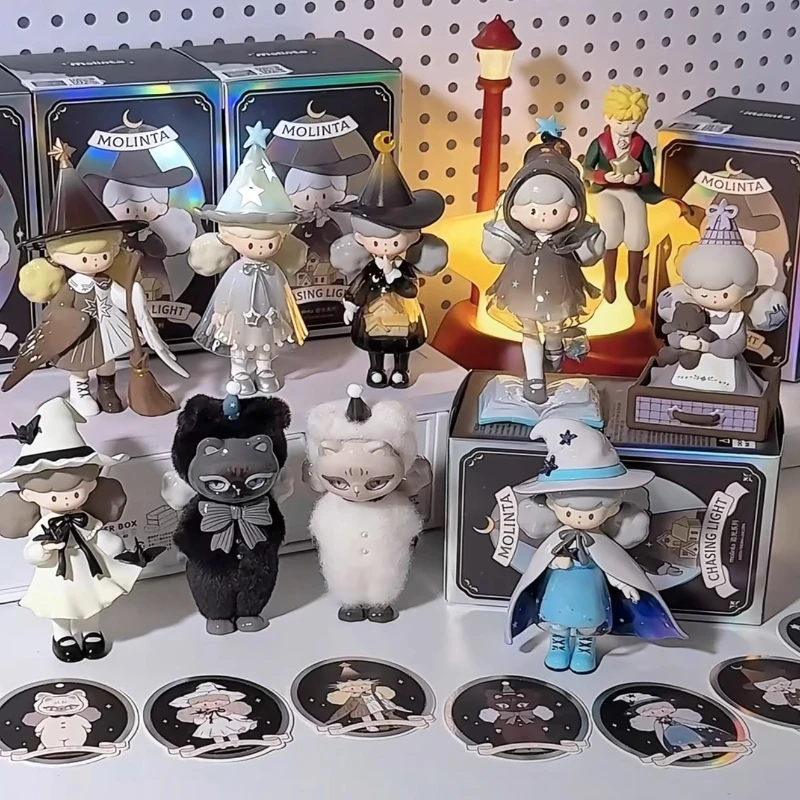 

Аутентичная коллекционная фигурка Molinta Popcorn Sister, милый женский подарок, слепая коробка, модная игрушка-сюрприз, коллекционные предметы для девочек