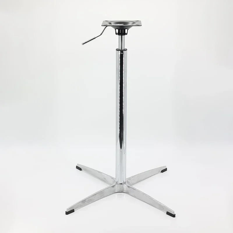 Aluminum Alloy Computer Chair Cross Foot Adjustable Tea Table Bracket High Table Leg Bar Chair Chassis Parts Versatile Chair