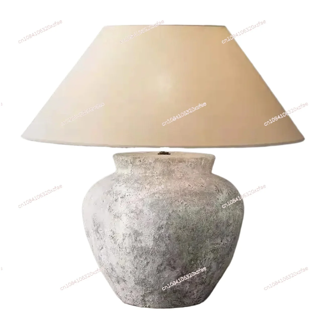 

Poor Wind Retro Living Room Lamp Natural Wind Simple Wind Typhoon Lamps Ceramic Cloth Lamps Designers Lamps