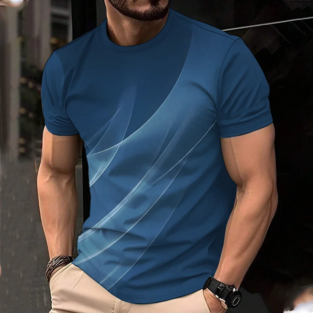

3D Pattern Men's T-shirt Fashion Trend Short Sleeve 3D Printing Summer T-shirt Cool Street Wear Harajuku T-shirt