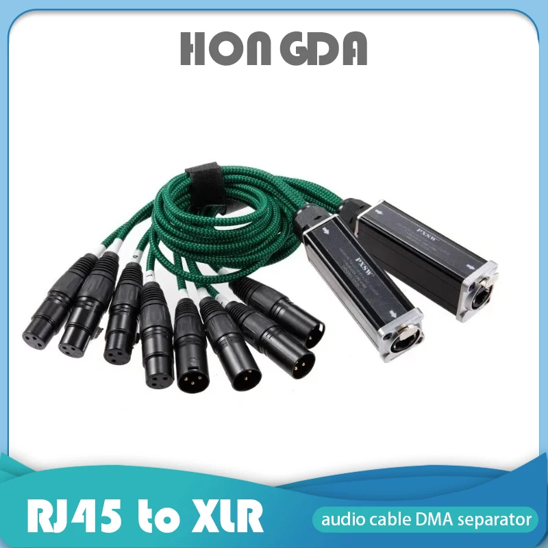 Rj45 Naar Xlr Audiokabel Dmx Splitter Voor Slangenkabel Netwerkuitbreiding Van Podium-Of Studio-Opname