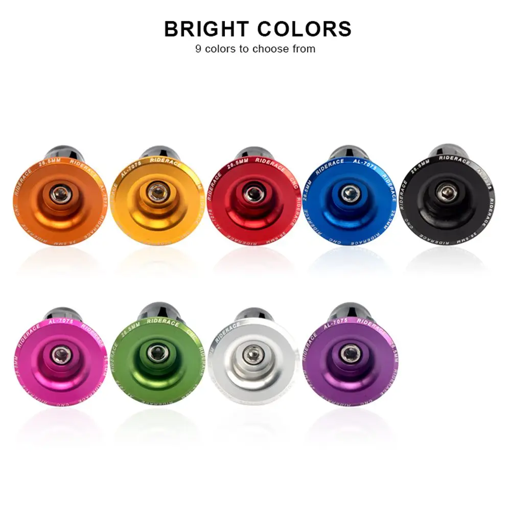 الملحقات قفل قبعات المقود قبعات دراجة قبضة نهاية غطاء الدراجة المقود نهاية المقابس مقود التوصيل الدراجة بار نهاية المقابس