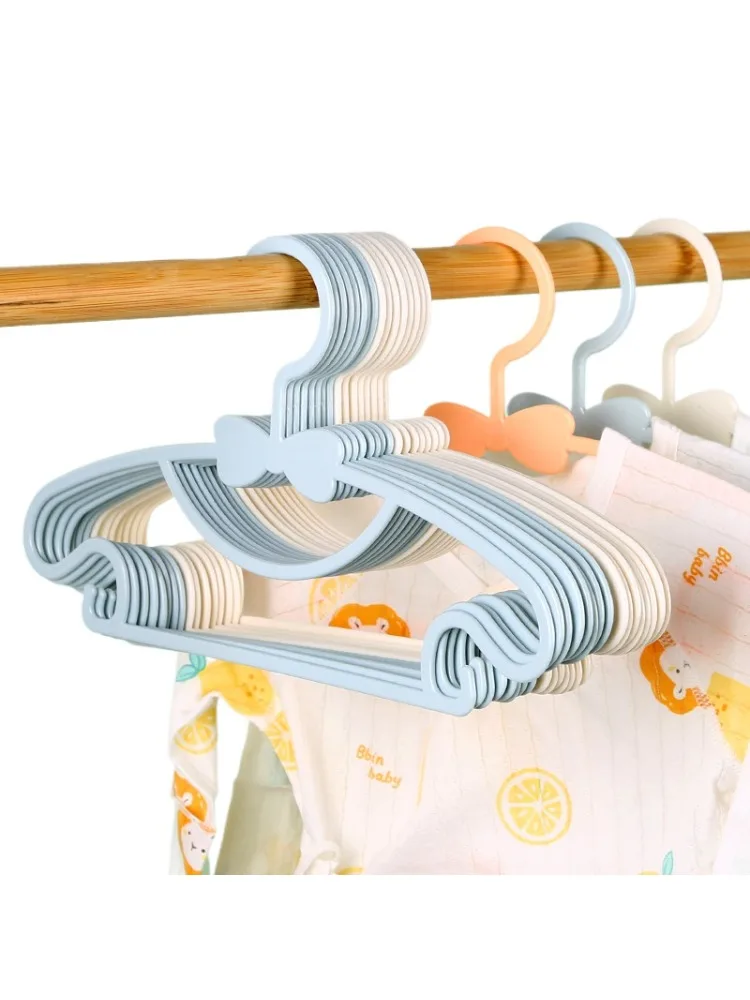 5-50 Stuks Baby Hangers Plastic Kinderkleding Opslag Hanger voor Kwekerij Kinderen Hangers Peuter Baby Draagbare Jassen Thuis rek - afbeelding 2