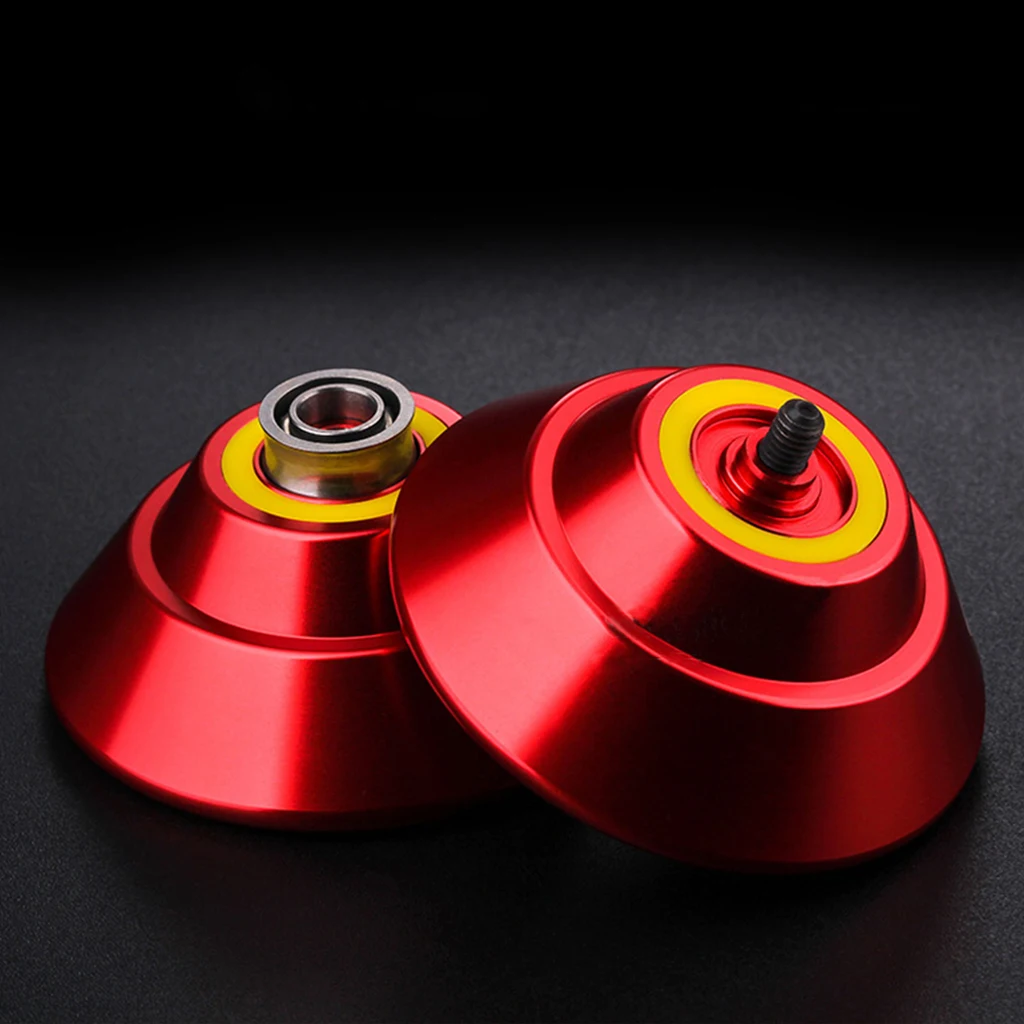 Unresponsive YOYO N5 Alloy Professional Yo-yo for 1A 3A 5A String Trick Play - Red