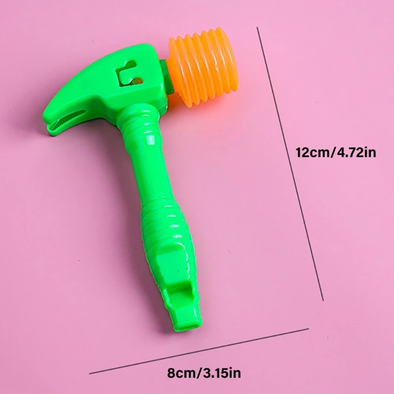 Educational Toy Tap Light Up Hammer Toy Clear Plastic Hammer for Kids,Boys,Girls Educational Play,Goodie Bags Stuffers