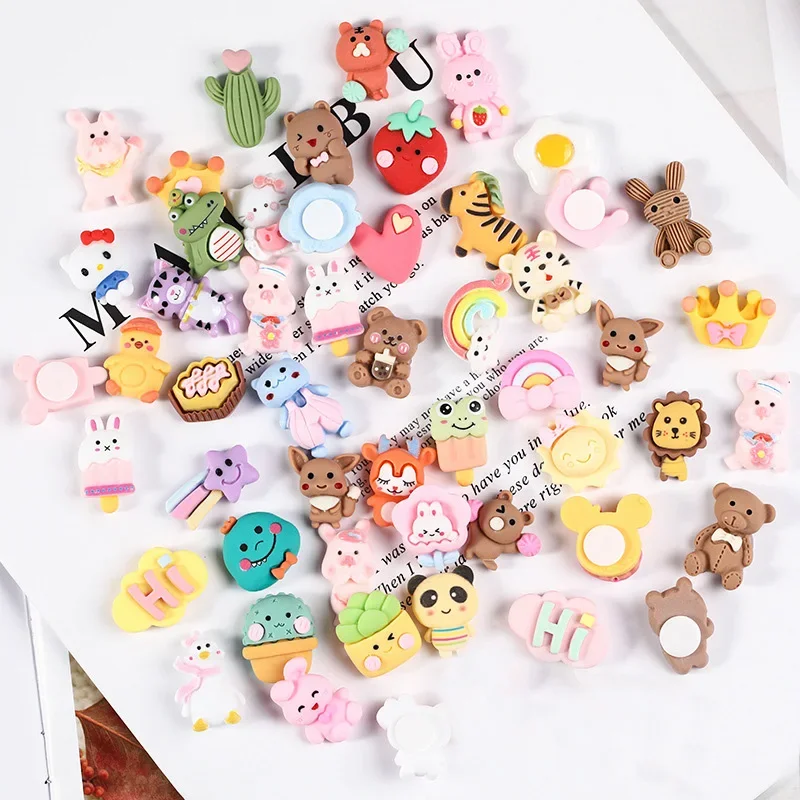 Fridge Magnet Water Cup Sticker Resin Cartoon Water Bottle Sticker for DIY Mobile Phone Case Refrigerator Decoration Accessories