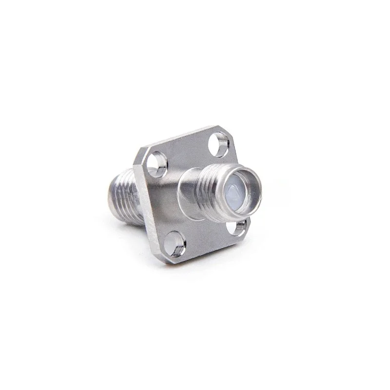 Stainless Steel RF Adapter SMA-KKF Flange Panel Fixing SMA-KFKG-1 18G