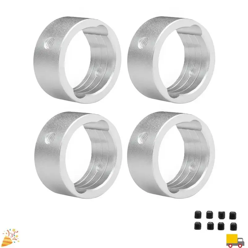 Outdrive Cup Protect Ring Drive Cup Sleeves Set para TRAXXAS 1/6 4WD XRT 8S-78086-4 Traxxas Rc piezas de mejora plateadas