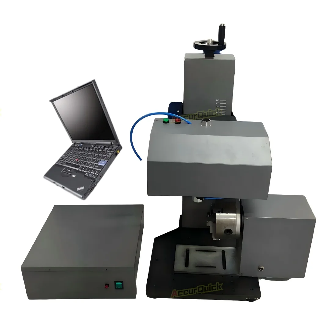 آلة وضع علامات المعادن الدوارة ذات 3 محاور لسطح المكتب آلة تحديد لوحة اسم نقطة Peen #4