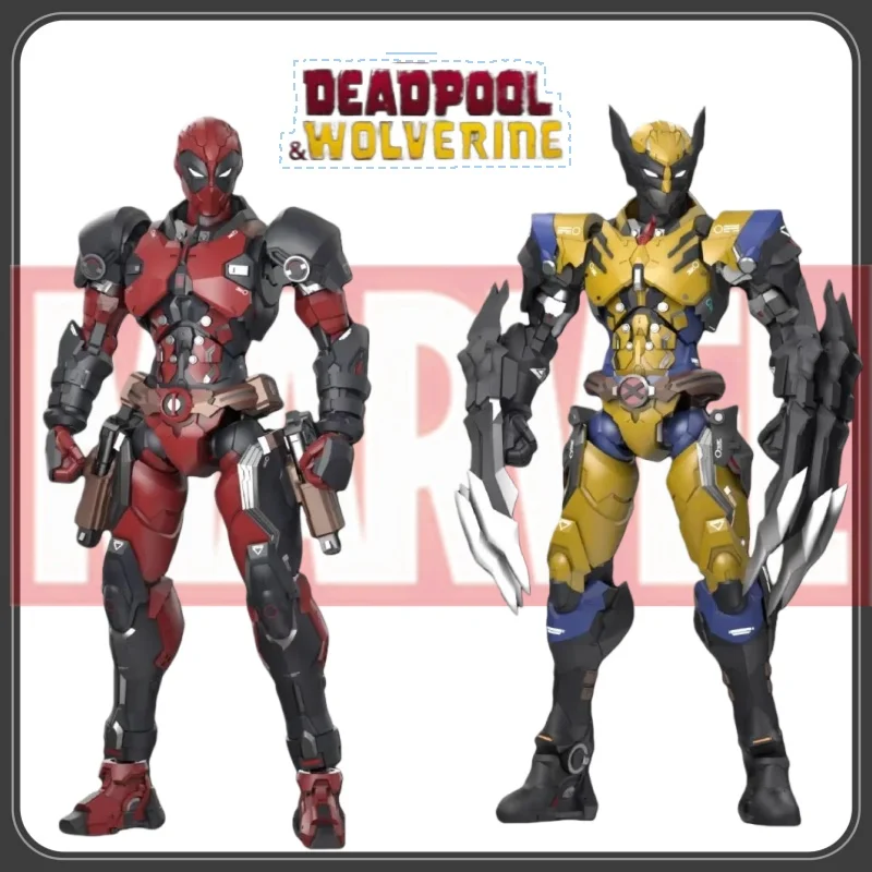 

In Stock 1/9 Genuine Morstorm Deadpool And Wolverine Full Set Model Movable Action Figure Collectible Doll Gift Trendy Toy
