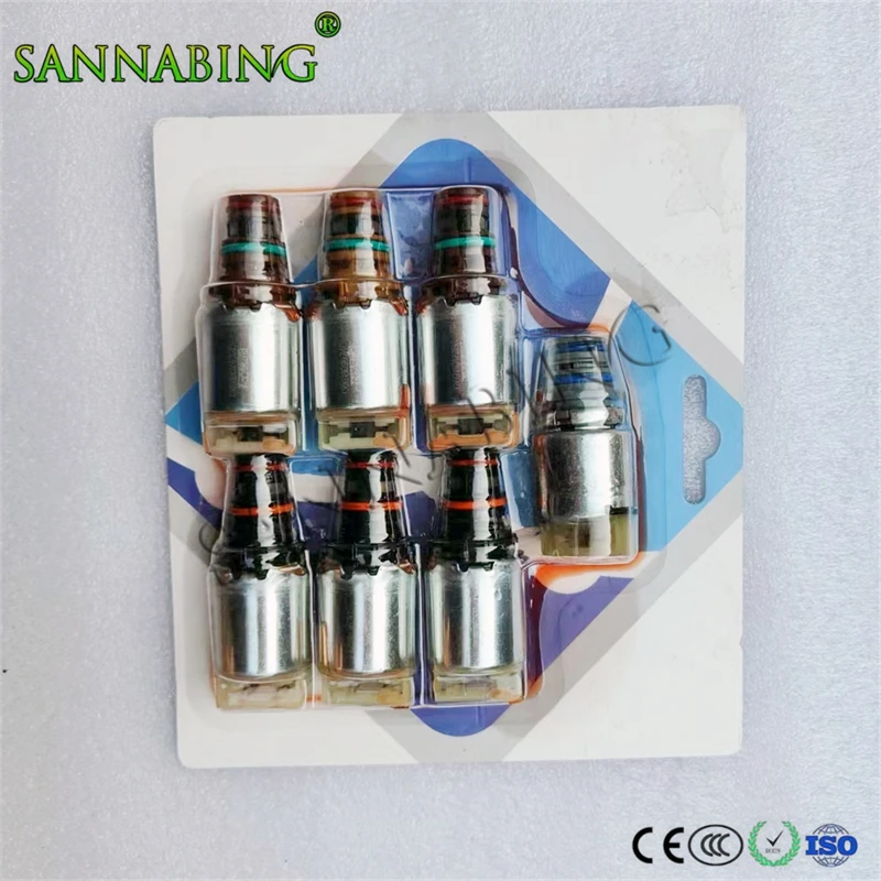 

New 6R80 Transmission Valve Body Solenoid For Ford Explorer Ranger Mustang Territory Transit Everest F-150 2011-2017 7PCS