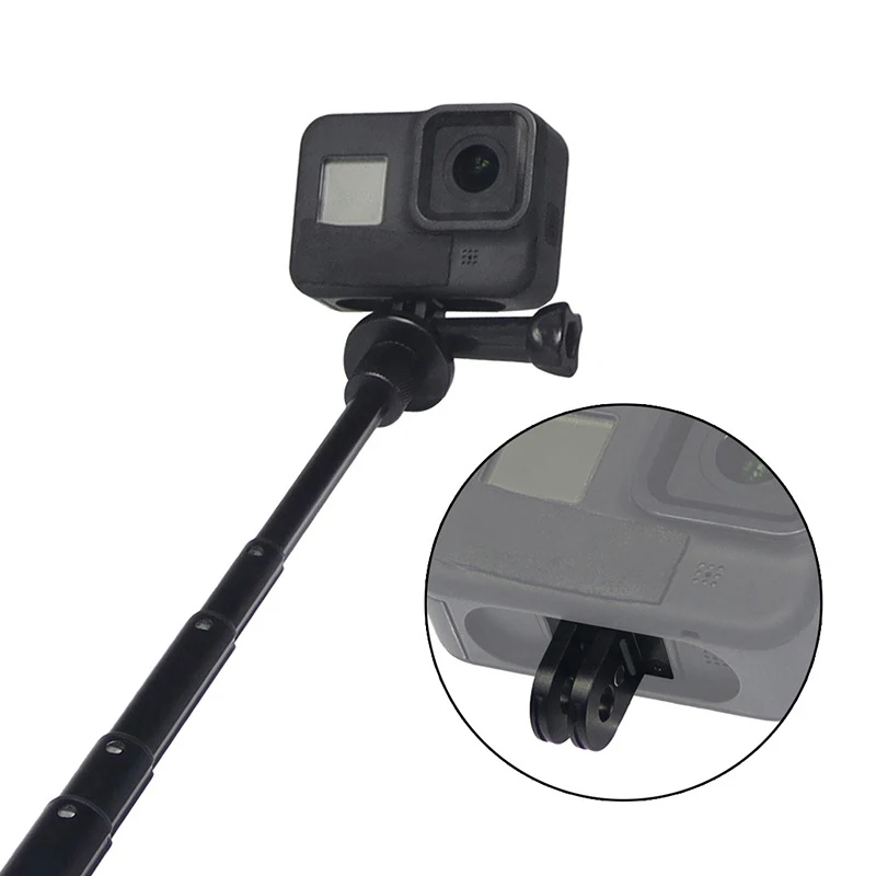 Replacement Folding Fingers For Go Pro Hero 13 12 11 10 9 Adapter Mount with 1/4 Tripod Connector Port for Housing Monopod Mount