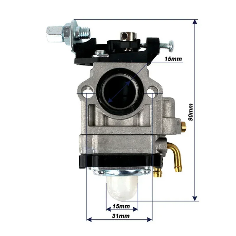 Imagem -02 - Carburador em para Florabest Fbs 43 a1 Fbk b2 Pbk a1 Pbs a1 Peças de Motor de Roçadora Suprimentos Industriais