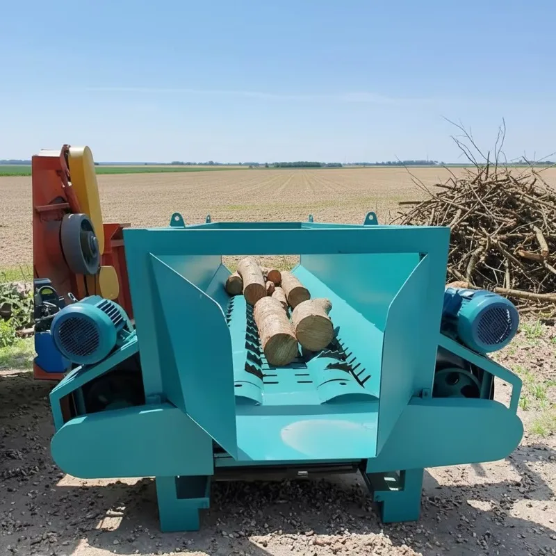 Compact High Debarking Efficiency Wood Debarker Machine 3-20t/h Capacity High 98% Peeling Rate for Small Medium Mills