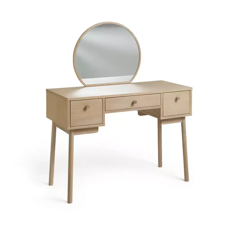 forHot Selling Nordic Dressing Table with Mirror  Mirror  Desk Dresser For The Bedroom