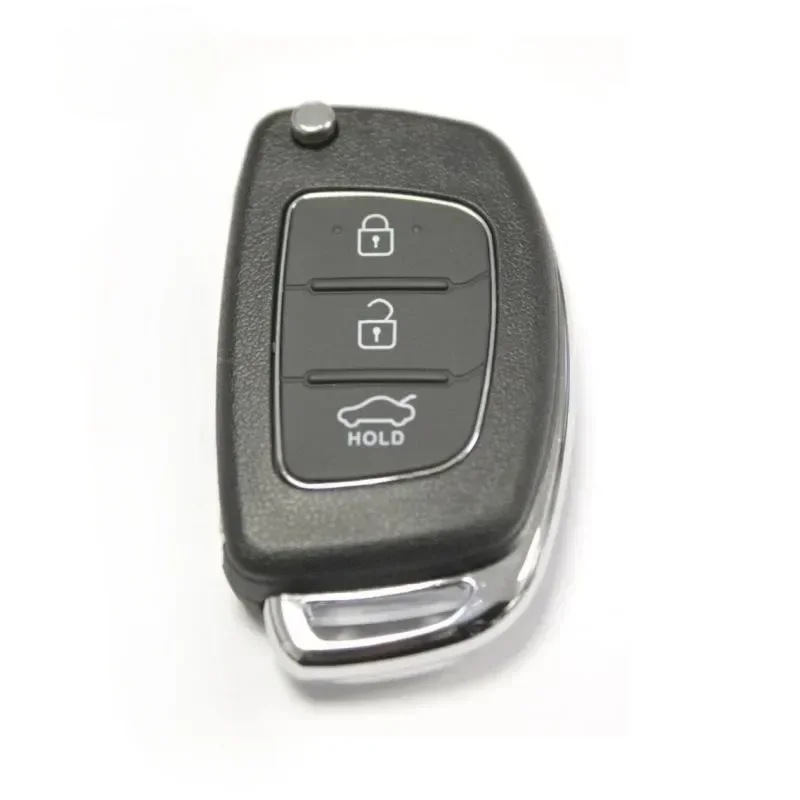 RFC 3 Button Flip Key Case Car Key Shell Case 3 Button Case for Hyundai I10 I20 I40 IX35 Santa Fe Remote Fob